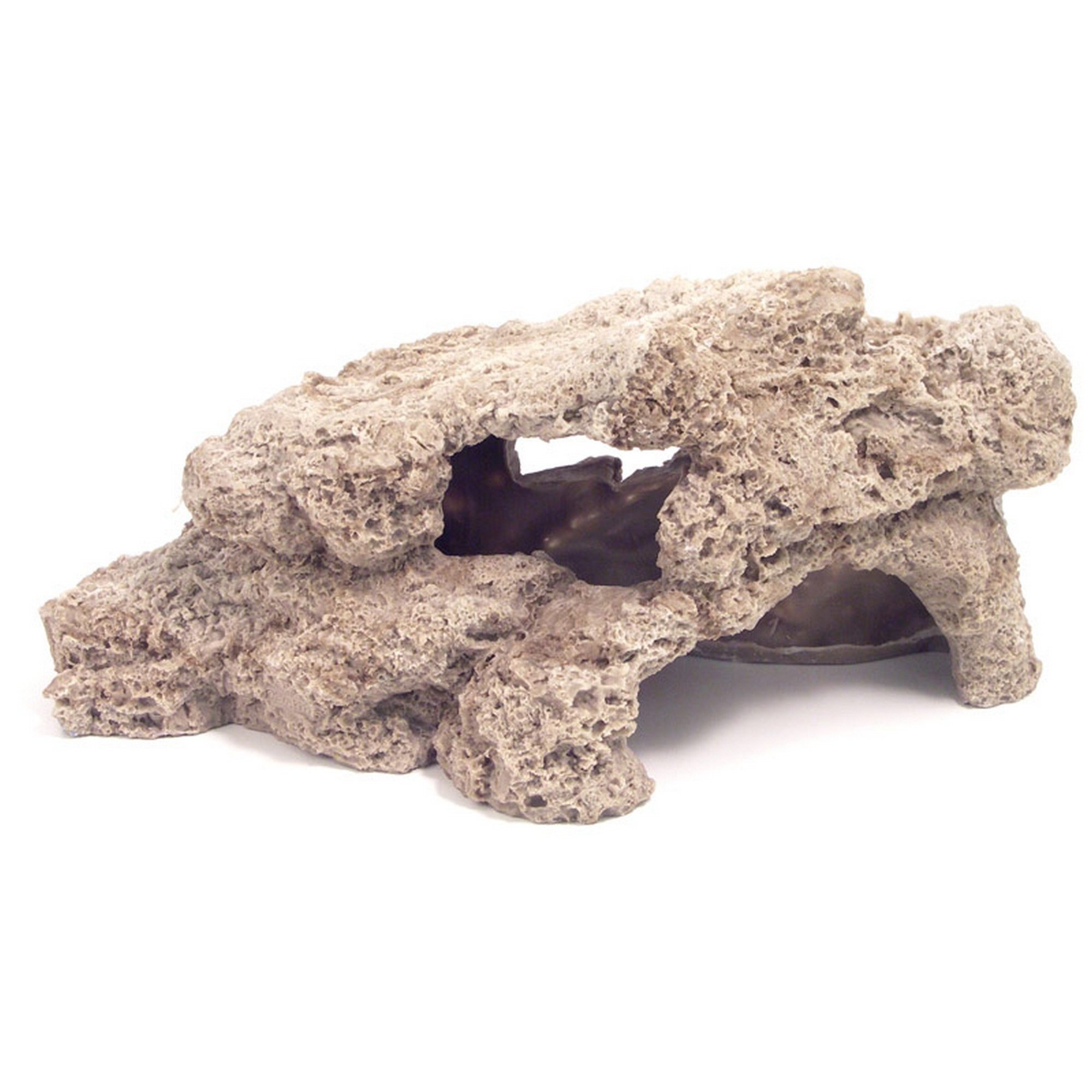 Rosewood Stackable Reef Rock Buff Aquarium Decor, Small Keeping Fish
