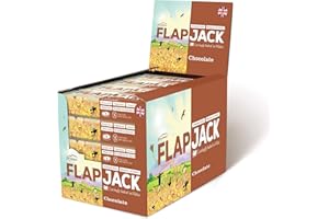 Brynmor Flapjack Chocolate 20 x 80g | Gluten Free | Wheat Free | Source of Fibre