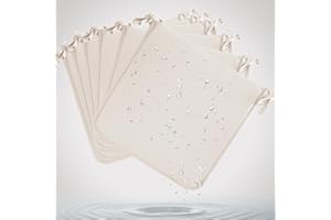 MANEMI Pack 6 Cojín para silla 40x40x2 cm｜Repelente al agua y fácil de limpiar｜Con cintas de sujeción｜Funda con cremallera desmontable｜Uso interior y exterior｜Ideal para comedor, terraza, jardín u oficina