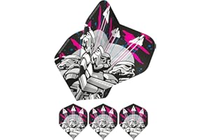Shepperton Design Studios Original Stormtrooper Officially Licensed Dart Flights, Standard No2 Shape, 100 Micron, Available in Multiple Designs and Pack Sizes.