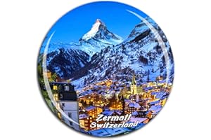 WEEKINO Matterhorn Zermatt Szwajcaria magnes na lodówkę 3D szkło kryształowe turystyczne miasto podróż pamiątka kolekcja prezent mocna naklejka na lodówkę