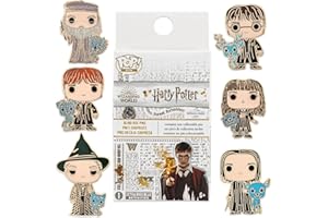 FUNKO Loungefly Harry Potter Enamel Pins Blind Box - 1 out of a possible 6 options - Cute Collectable Novelty Brooch - for Backpacks & Bags - Gift Idea - Official Merchandise