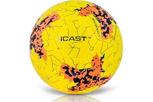 ICAST Size 5 Kids Football - Lightweight Football for Children | Durable & Soft Outdoor & Indoor Soccer Ball