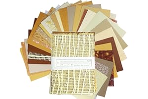 BESTYIJO 30 Hojas Papel Scrapbooking, Papel Decoupage Album Scrapbooking, Papel Craft, Pegatinas Vintage, Material Manualidades, Stickers Aesthetic, Journaling DIY Manualidad Cartulina (C)