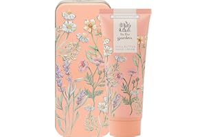 Heathcote & Ivory Hand Cream in a Tin 100ml, Post Gardening Hydrating Hand Moisturiser, Shea Butter, Travel Size, Vegan and Cruelty Friendly, Gift for Gardeners
