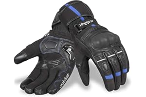 Oro Biker Winter Motorbike Gloves Winter Motorcycle Gloves Waterproof Thermal Gloves Touch Screen Winter Hiking Outdoor Sports