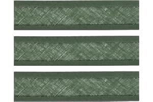 THE BEAD SHOP Bias Binding Tape, Cotton, 1 Inch / 25mm, Sewing, Bunting, Single Fold - 5 Metres - Bottle Green