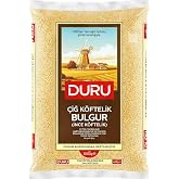 Duru &Ccedil;iğ K&ouml;ftelik Bulgur, 1 kg,%100 Doğal ve Sertifikalı, Y&uuml;ksek Lif ve Protein İ&ccedil;erir, GDO İ&ccedil;ermez, Pirin&ccedil; Alternatifidir