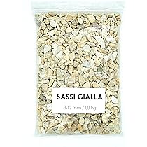 Ghiaia Gialla Per Acquario E Vasi - Sassolini Decorativi 12-18mm, 1.8kg, Naturale Dalla Spagna - Foto 8
