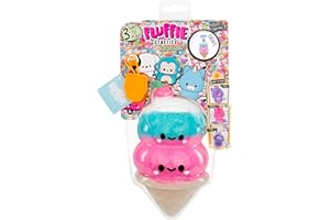 Fluffie Stuffiez Eiscreme - Kleines Plüsch-Sammlerstück - Überraschung beim Auspacken - Kuschelweicher ASMR Flaum - Fidget, Basteln, Fell Abziehen - für Kinder ab 4 Jahren und Sammler