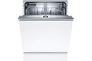 Bosch Elettrodomestici SMV4HAX48E Serie 4, Lavastoviglie a scomparsa totale, 60 cm, Incasso, Acciaio inossidabile