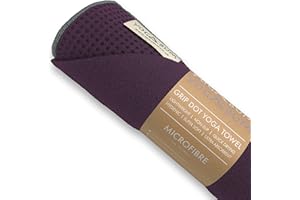 Yogabum Grip Dot Yoga Mat Towels | Non-Slip | Eco Yoga Towel