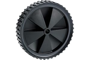 Dörner + Helmer PVC-Rad, 150mm x 30mm, 25kg Tragkraft, 32mm Nabe, Kunststofffelge, Stollenprofil, Gleitlager, Leicht