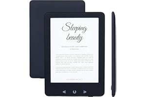 Silvergear® Ebook Reader con Retroiluminación | Pantalla Táctil E-Ink de 6 Pulgadas | 4 GB de Memoria para 3000+ E-Books | Pocketbook | Antirreflejos y Ligero | Negro