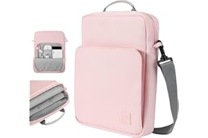 Dadanism 9-11" Pokrowiec na tablet z paskiem na ramię kompatybilny z iPad Pro 11 M2 2022-2018, iPad Air 5/4 10,9, iPad 10,2 2021-2019, iPad 10È Gen 10,9, Galaxy Tab A8/S6 Lite/S9/S8, różowy