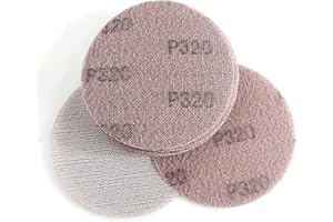 Kcmell 125mm Mesh Sanding Discs 320 Grit, 20Pcs 5 Inch Hook & Loop Sanding Pads, Dust Free Mesh Sanding Discs Pads Anti-Blocking Orbital Sander Discs Sandpaper for Grinding Polishing Car Wood Floor