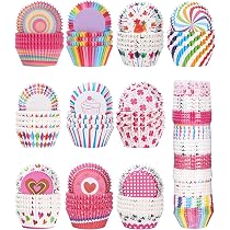 600 Bunte Papier-Muffinförmchen – Backen, Dekorieren, Feiern!