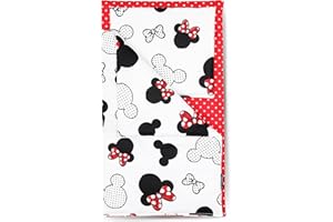 PinkZebra Puppenbettwäsche beidseitig, 3-teiliges Set für kleines Puppenbett, Puppenbettzeug aus Baumwolle, Bettwäsche für Puppen, Puppenbettzeug mit Matratze, Maus