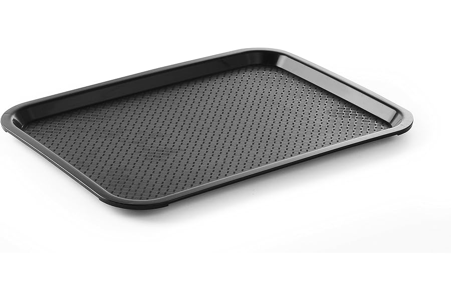 HENDI 878958 Fast food trays medium, black, 305 x 415 x (H) 20 mm