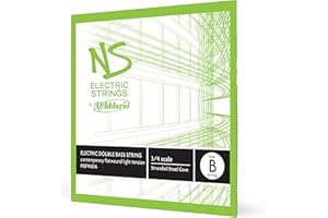 D'Addario NS Electric 3/4 Scale Medium Tension Single Low B String for Contemporary Bass