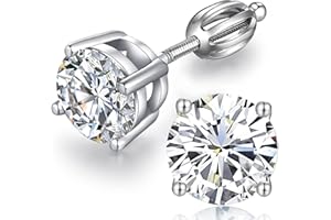 jiamiaoi Pendientes hombre plata de ley, Pendientes Cuadrado Pendientes Diamante Brillante Pendiente negro con perno trasero de tornillo 4mm-8mm