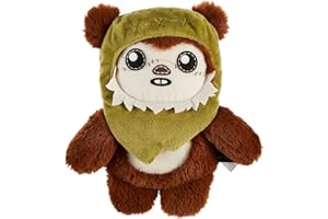 Disney Star Wars HGB96 - Galaxy's Edge Ewok Plüschtier (ca. 15 cm) mit Geräuscheffekten, für Fans ab 3 Jahren[Exklusiv bei Amazon]