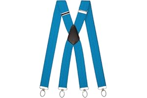 Olata Tirantes Anchos Resistentes Multiusos En Forma De X Con Clips De Mosquetón - 4 cm