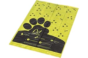 Happilax Bio-Hundekotbeutel mit Maisstärke, Kotbeutel ohne Geruch, Kotbeutel für Hunde - 300 Stück ohne Spender - Hundekotbeutel Refill