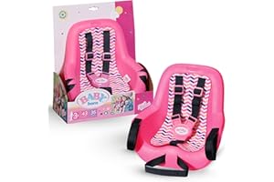 BABY born Fahrradsitz - Puppenfahrradsitz für 36cm & 43cm große Puppen - Mit Klettsystem & 3-Punkt-Gurt - Hochwertiges Puppenzubehör - Geeignet für Kinder ab 3 Jahren