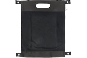 APRAMO modül | Mesh Shopping Bag, Reusable 100% Recycled Strong & Durable Mesh Shopping Bag with Water Resistant Base & Easy Carry Handle for Travel Systems Strollers Prams & Pushchair, Black