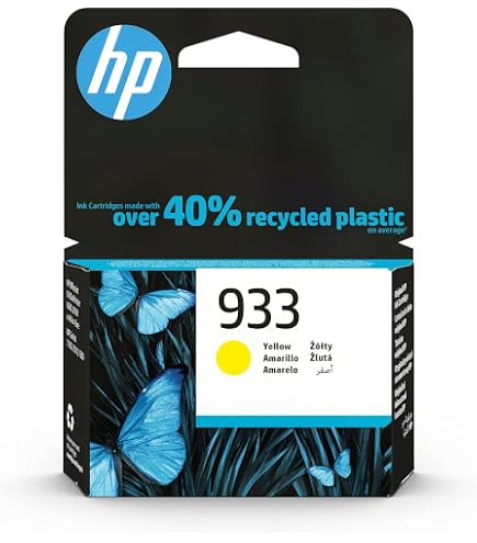 Cartucce HP Originali 932/933 - Confezione Da 4 (Nero, Ciano, Magenta, Giallo), Per Stampanti OfficeJet Serie 6100-7612