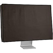 Housse Écran PC 34-35" Kwmobile - Protection Anti-Poussière Design Blanc-Noir
