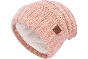 ZASFOU Donna Cappello Invernale Caldo Imitazione Visone Velluto Maglia Berretto Morbido Cappelli Pile Foderati Regalo per Donna