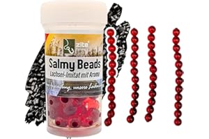 ‎ZITE Zite Fishing Salmy Beads Forellenköder Lachsei Imitat – UL Ultra Light Gummiköder Forelle Handmade, Phthalatfrei, Made in Germany mit Flavour Aroma