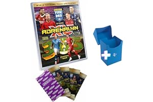 UTOPIA GOODS Panini Megapack Lanzamiento Adrenalyn | Fifa 365 | 2024-2025 | Caja box premium para repetidas de regalo | Album y cromos futbol