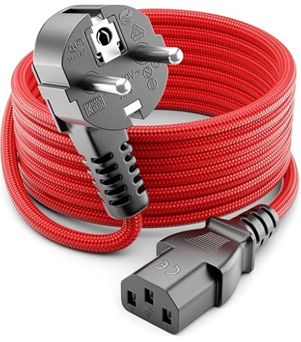 Safelock Koudapparaat-Stroomkabel 1 m 6-delige Set