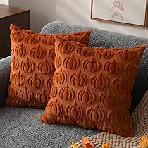 Lot De 4 Housses De Coussin Décoratives En Lin - Motif Feuilles D'érable - 45 X 45 Cm - Décoration D'automne Pour Le Bureau, La Chambre à Coucher