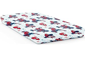 Jay Franco Marvel Spiderman Webtastic 100% Cotton Single Fitted Sheet