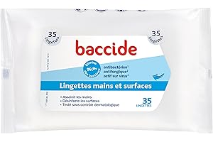COOPER BACCIDE - Lingettes mains et surfaces - 35 lingettes