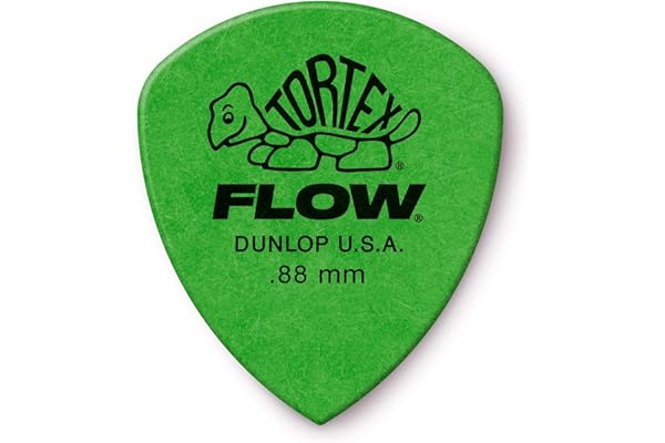 Dunlop 558P088 Médiators Tortex Flow Standard 0,88mm sachet de 12