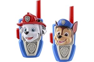 EKIDS Pat'Patrouille Paire de Talkie Walkie portée 150 m