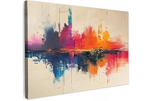 MuchoWow© Quadri Moderni Camera Da Letto 120x80 cm Foto Quadro Con Cornice Decorazioni Parete Soggiorno Stampa Su Tela Moderna Cucina SalottoAcquerello - Arte - Moderno