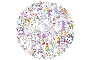PADABAYKA Pegatinas de unicornio