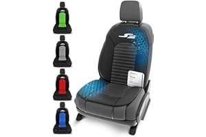 Walser CarComfort Housse de siège de Voiture S-Race, Mention Très Bien* Universel Housse de siège et Coussin de Protection pour Voiture Noir
