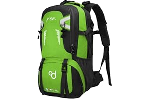 OcioDual Mochila Senderismo 40 Litros, Mochila Trekking, Montaña y Camino de Santiago, Multifuncional, Ligera, Mochilas Hombre para Camping, Acampada, Marcha Nórdica, Supervivencia
