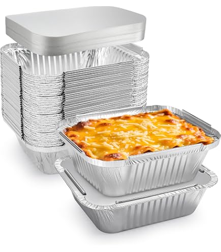 Produktbild von DeinPack 100 Salatschalen To Go Mit Deckel Braun Eckig 750 Ml 17
