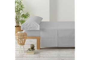 Degrees home Premium – Juego de Sábanas 105x190 cm 3 Piezas: Sábana Bajera Ajustable, Encimera y Funda de Almohada 105X45 – Microfibra Cepillada, Suave, Oeko-Tex Certificado
