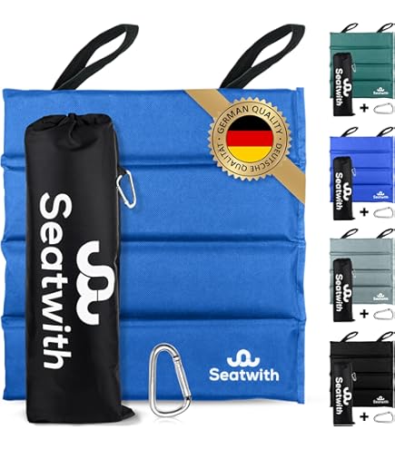 2 Tappetini Pieghevoli Outdoor Impermeabili - Cuscini Da Viaggio Per Campeggio, Picnic, Parco