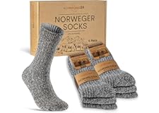 6 Paar Norweger Socken Herren Damen Wintersocken warme Wollsocken