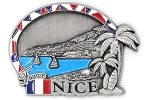 DESIGNO Ładny (Francja) - metalowy magnes 3D na lodówkę do kuchni na lodówkę - unikalny stylowy design świąteczny prezent pamiątkowy